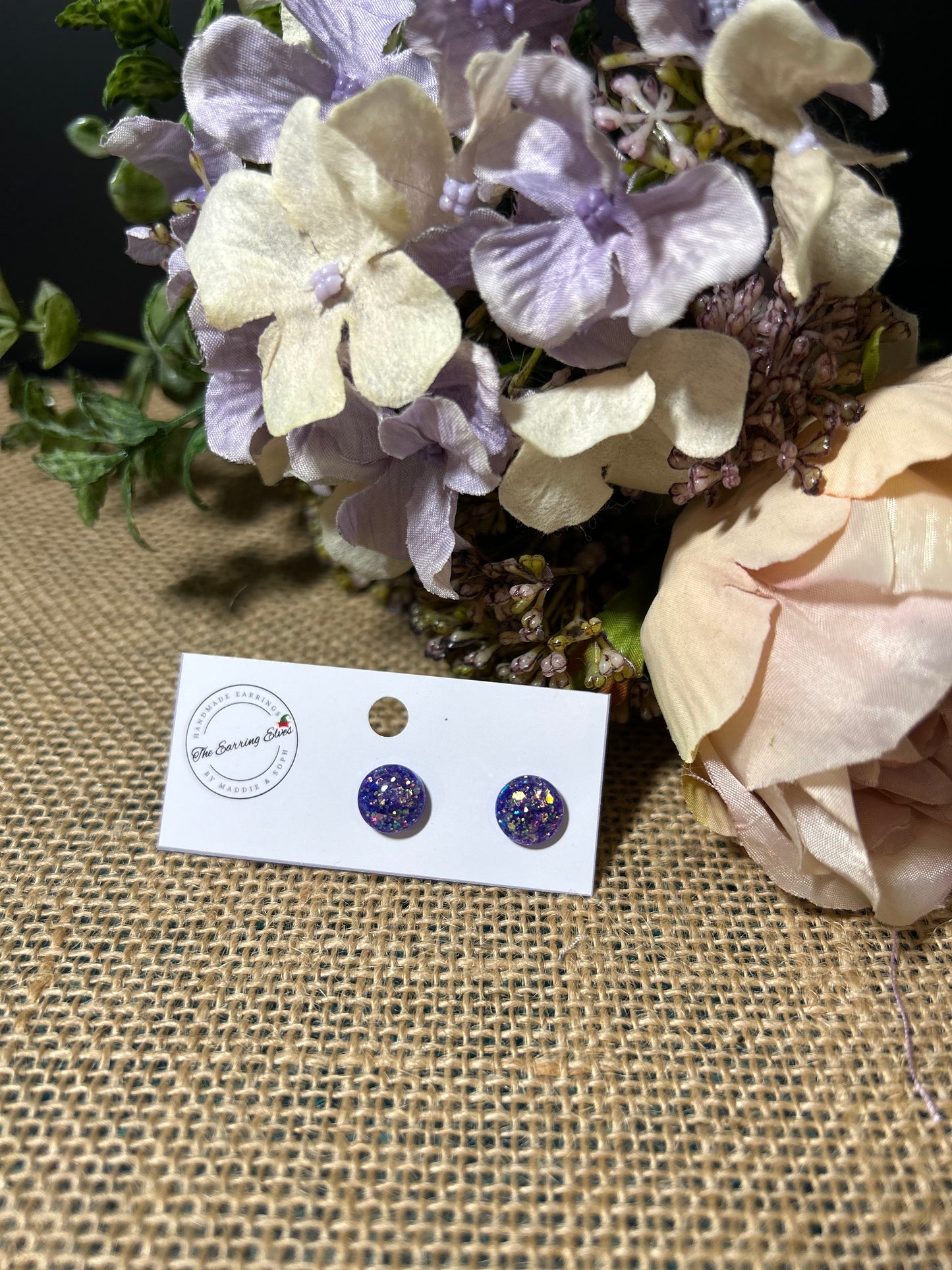 Lavender Haze 10mm Domed Studs