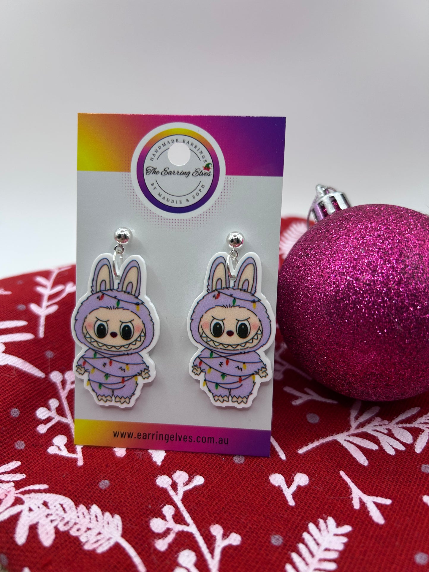 Christmas Labubu Dangles