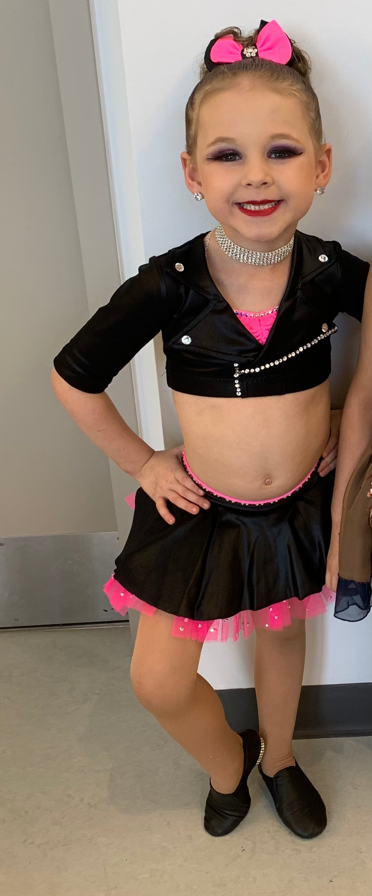C6 Black & Pink jazz costume
