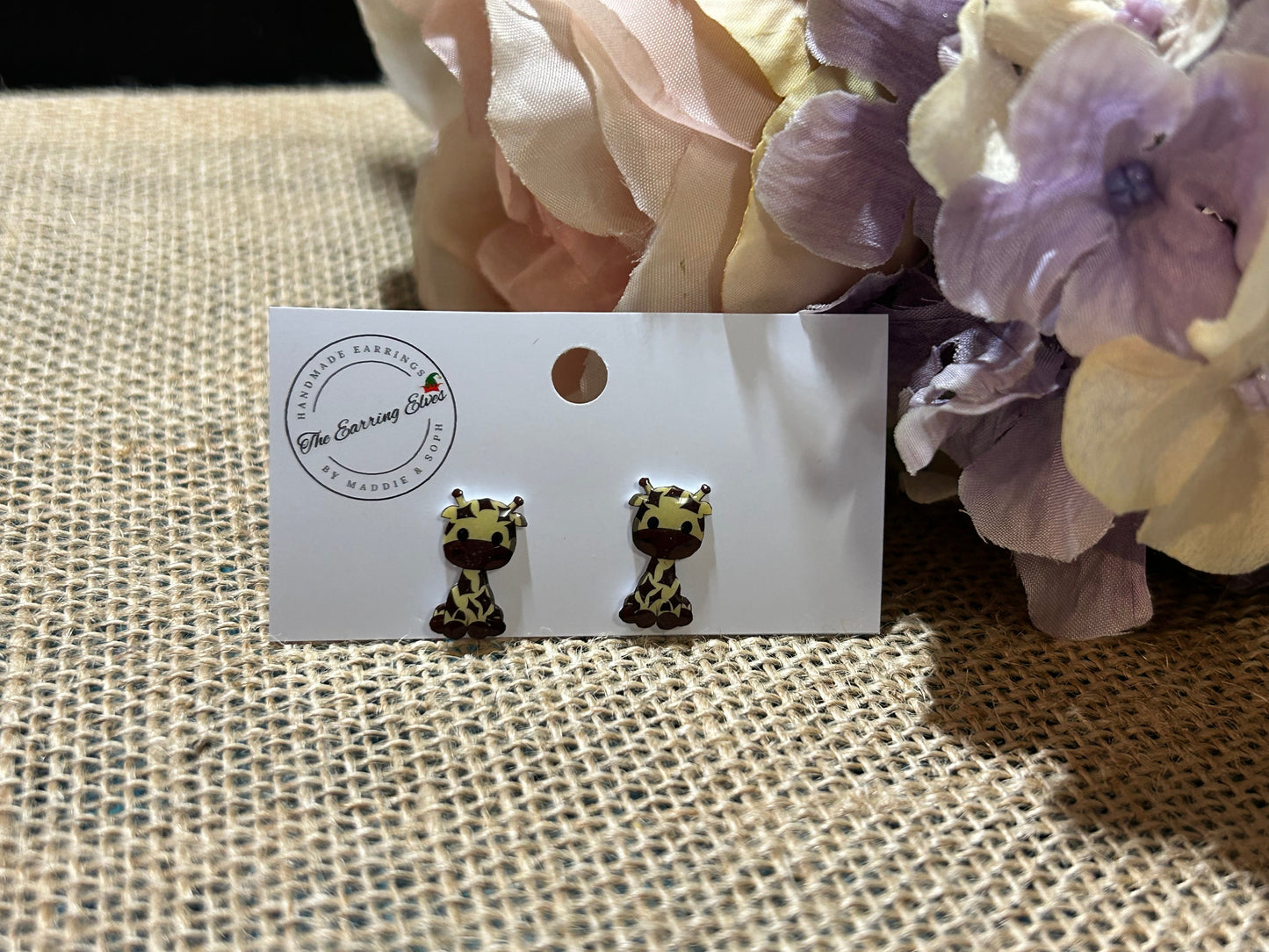 Giraffe Studs
