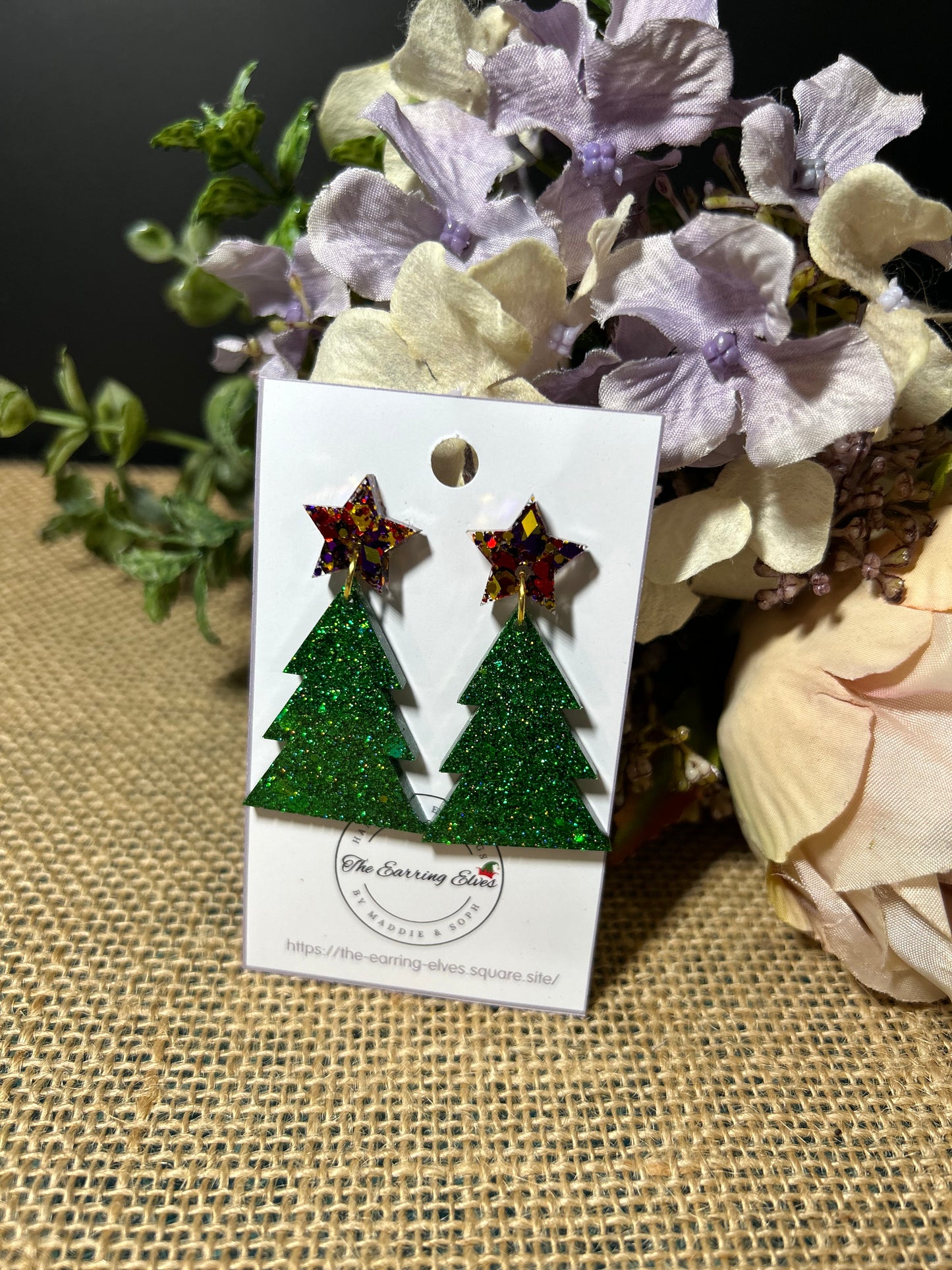 Emerald Enchantment Christmas tree dangles