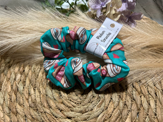 Heartbeat Brew Medium Scrunchie