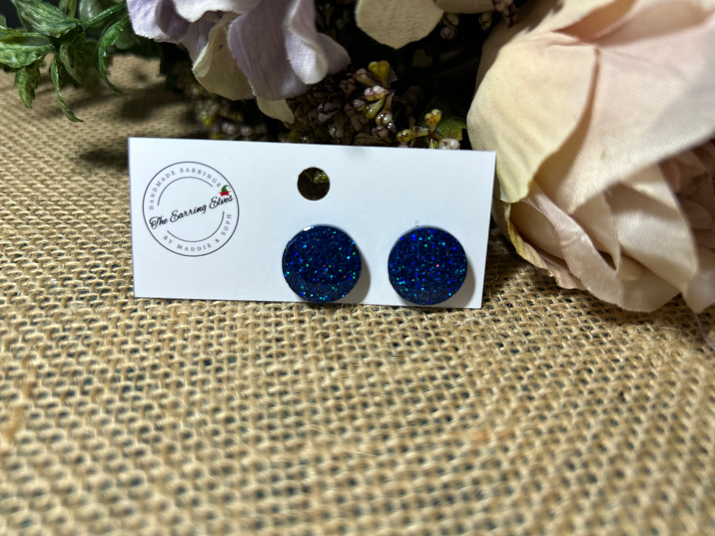 Midnight Shimmer 14mm Studs