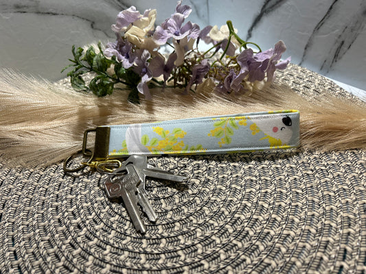 Cockatoo Carnival Key Fob Wristlet