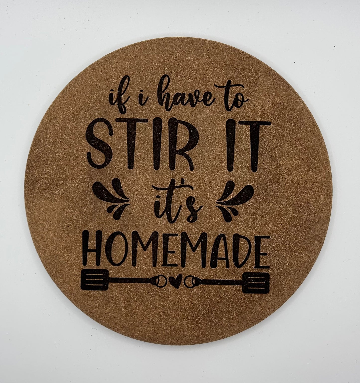 Laser Engraved Cork Trivet