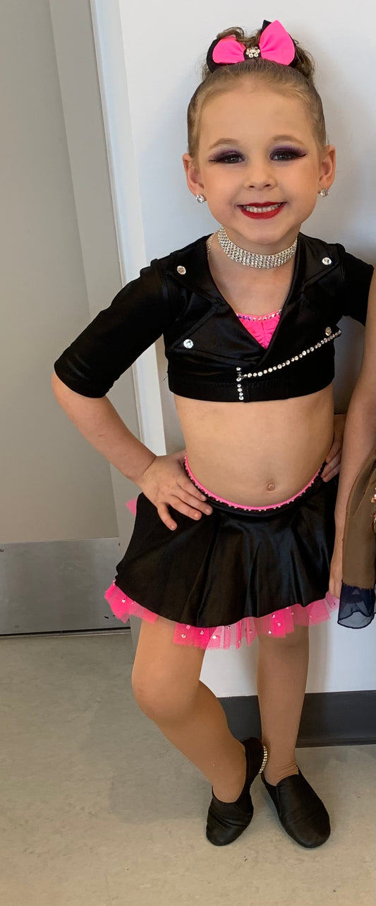 C6 Black & Pink jazz costume