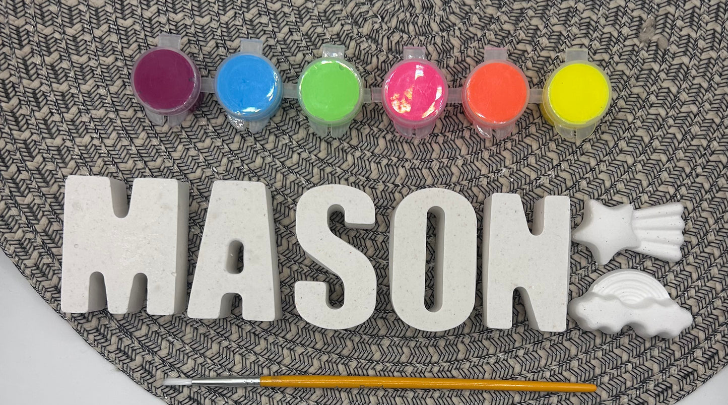 Personalised Name Plaster Painting kit