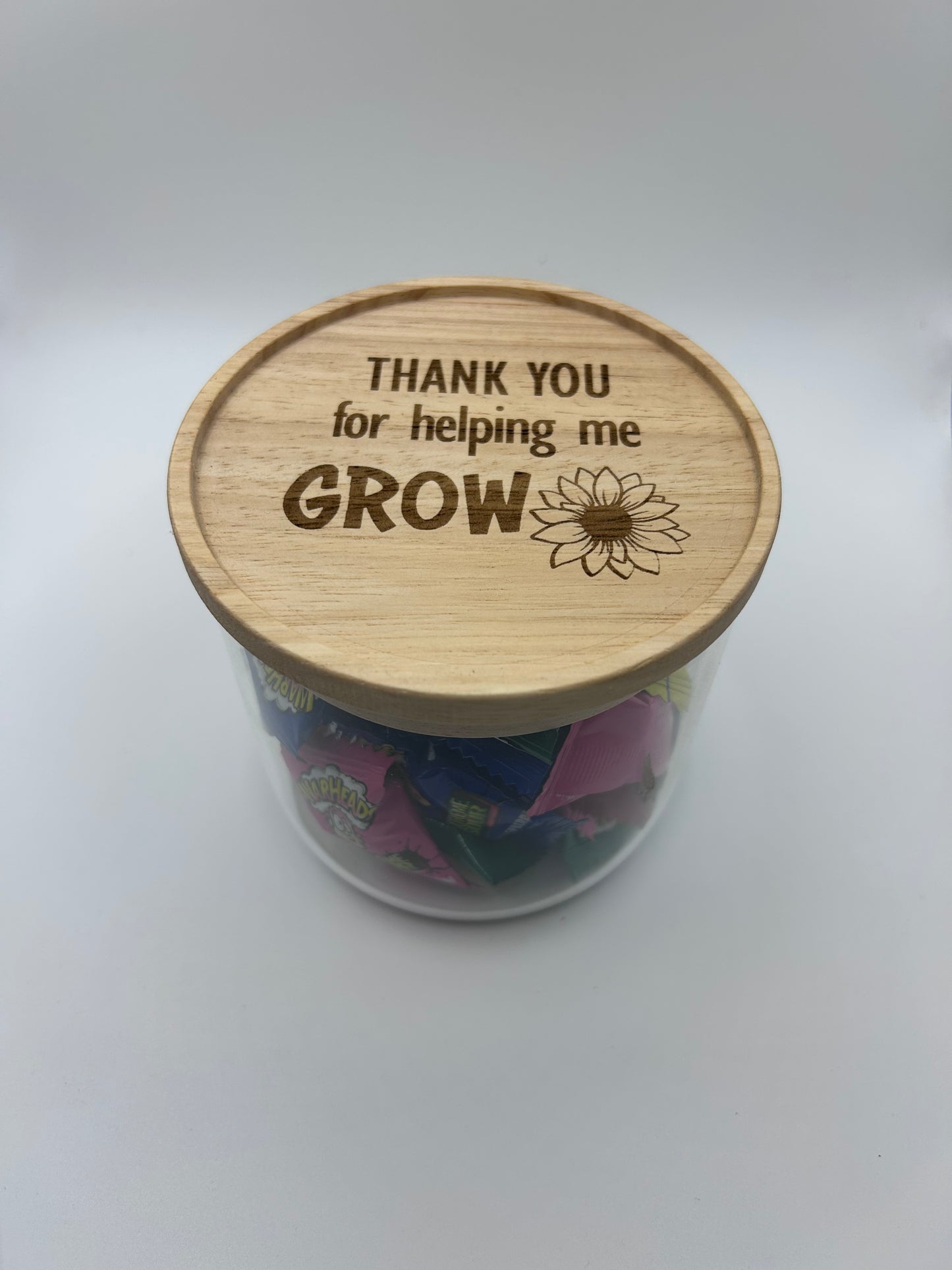 Laser Engraved Teachers Gift Jars