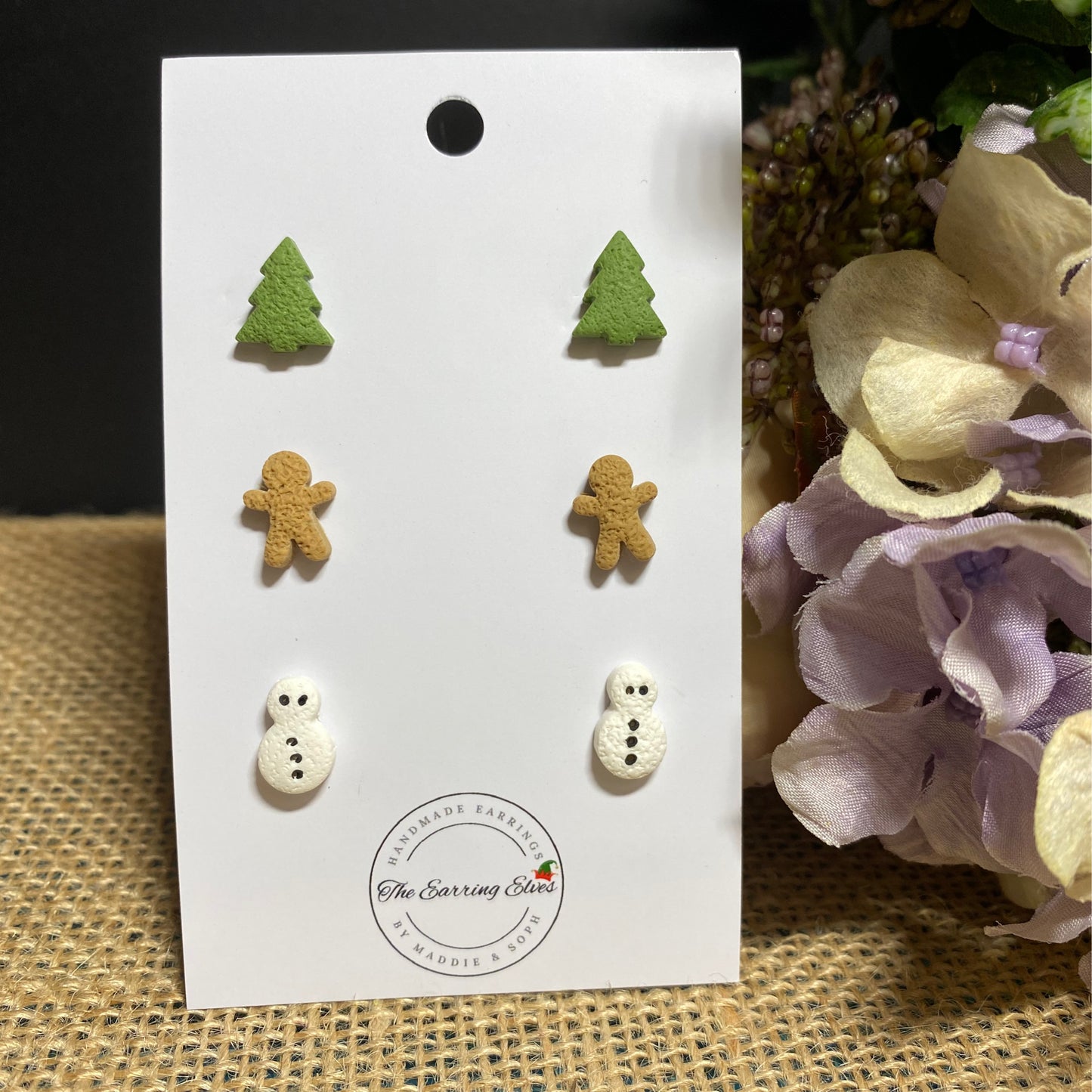 Christmas Stud 3 Pack